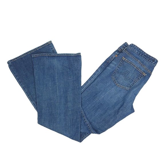 Adriano Goldschmied Denim Jeans Womens Size 32R Dark Wash Made In USA - Picture 8 of 12